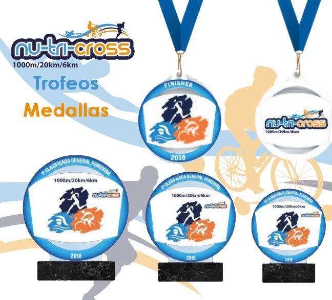 Trofeos y medallas Nutricross 2018